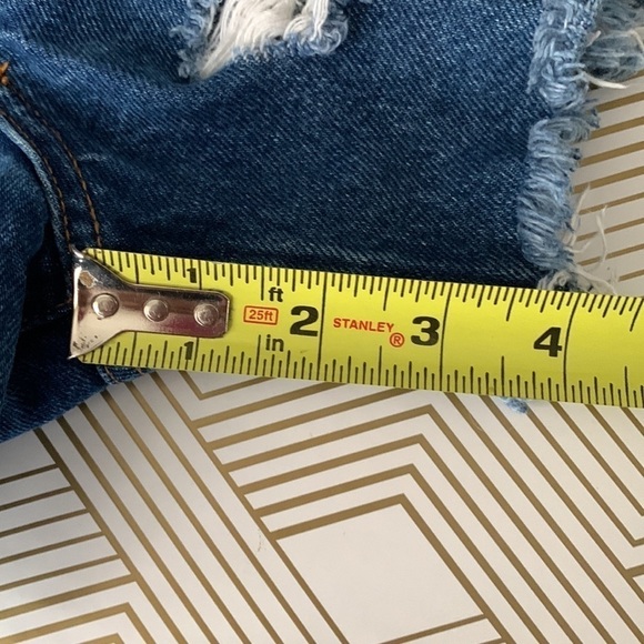 Abercrombie & Fitch Hi-Rise Blue Denim Shorts Size 26/2 #525 - Picture 8 of 8